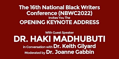 NBWC2022 Keynote: Dr. Haki Madhubuti