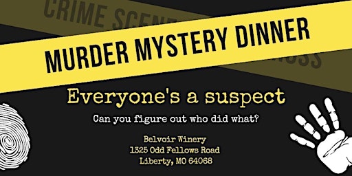 June 11th Murder Mystery Dinner