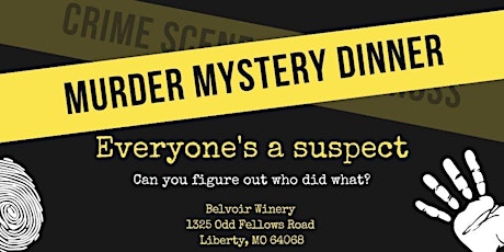 August 13th Murder Mystery Dinner