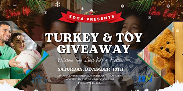 SDCA Christmas Turkey And Toy Giveaway