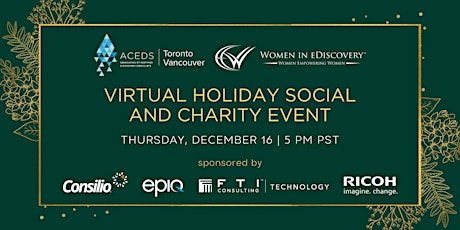 Virtual Holiday Social and Charity Event