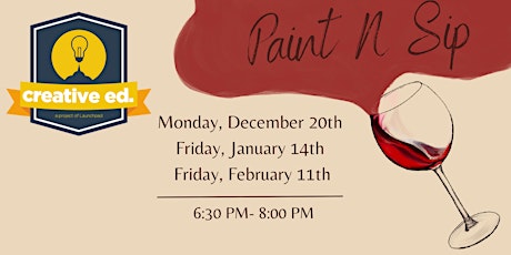 Paint N Sip at the Bangor Arts Exchange tickets