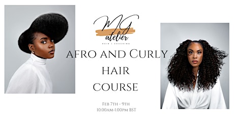 AFRO AND CURLY HAIRSTYLING COURSE (3 day) tickets
