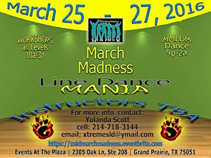 Imagem principal do evento MARCH MADNESS Soul Line Dance MANIA 2016