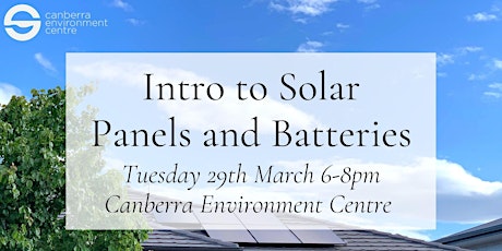 Intro to Solar Panels and Batteries tickets