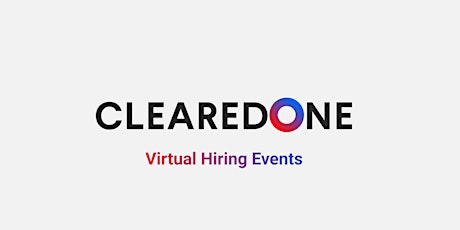 ClearedOne - Washington D.C. Employer Ticket  - 01/27 (Virtual) tickets