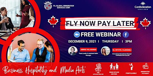 FREE WEBINAR:  FLY NOW PAY LATER IN BUSINESS, HOSPITALITY & MEDIA INDUSTRY