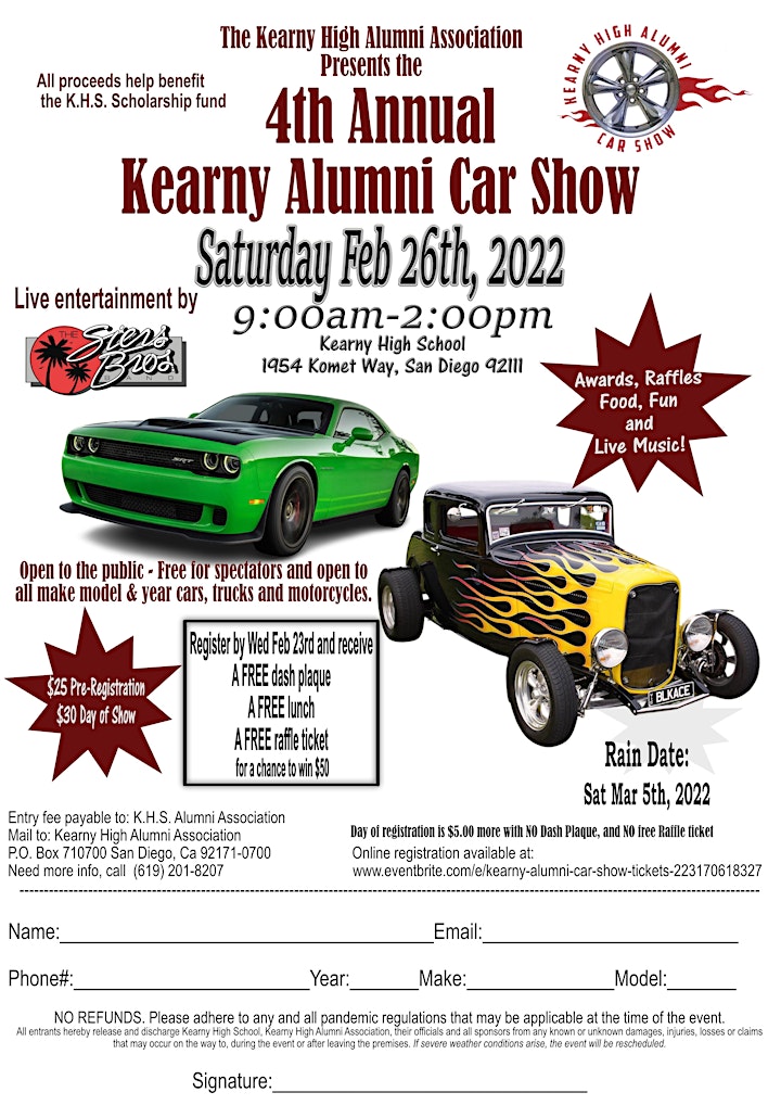 
		Kearny Alumni Car Show image
