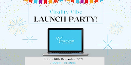 Vitality Vibe Launch Party - On Zoom primary image