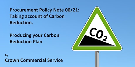 PPN 06/21 - Carbon Reduction Plan creation and training