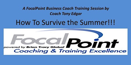 Surviving The Summer (What To Do in the Off Season!!!) A Lunch and Learn! primary image