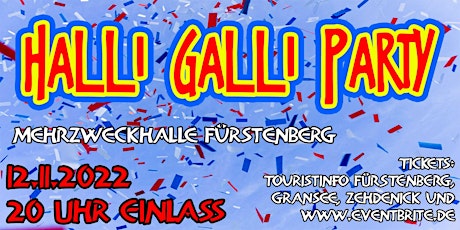 Halli-Galli-Party in Fürstenberg Tickets