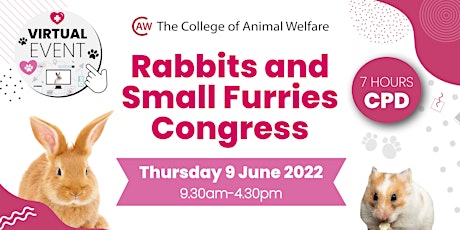 Rabbits and Small Furries Congress - Virtual Event - Veterinary tickets