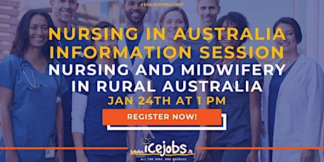 Nursing in Australia Info Session - Nursing & Midwifery in Rural Australia tickets