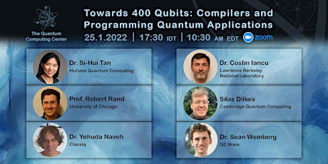Towards 400 Qubits: Compilers and Programming Quantum Applications tickets