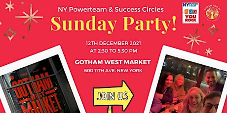 December holiday in-person Sunday party with the NY Power Team