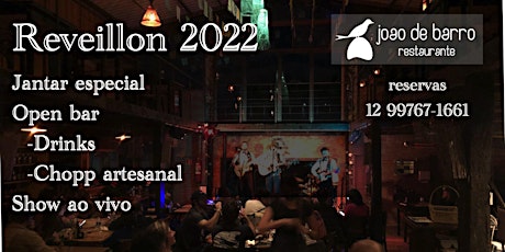 Imagem principal do evento Reveillon 2022 - Jantar exclusivo restaurante João de Barro