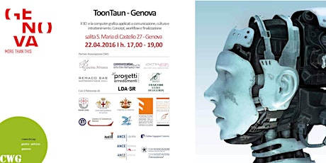 Immagine principale di INCONTRO CWG 07\2016 - ToonTaun - Il 3D e la computer grafica applicati a comunicazione, cultura ed intrattenimento 