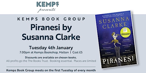 Kemps Book Club - Piranesi primary image