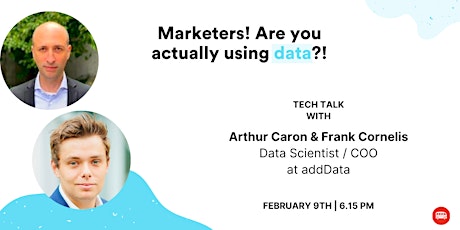 [Online Talk] Marketer! Are you actually using data?! tickets
