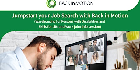Jumpstart your Job Search with Back in Motion tickets