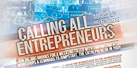 Calling All Entreprenuers WORKSHOP & SEMINARS primary image