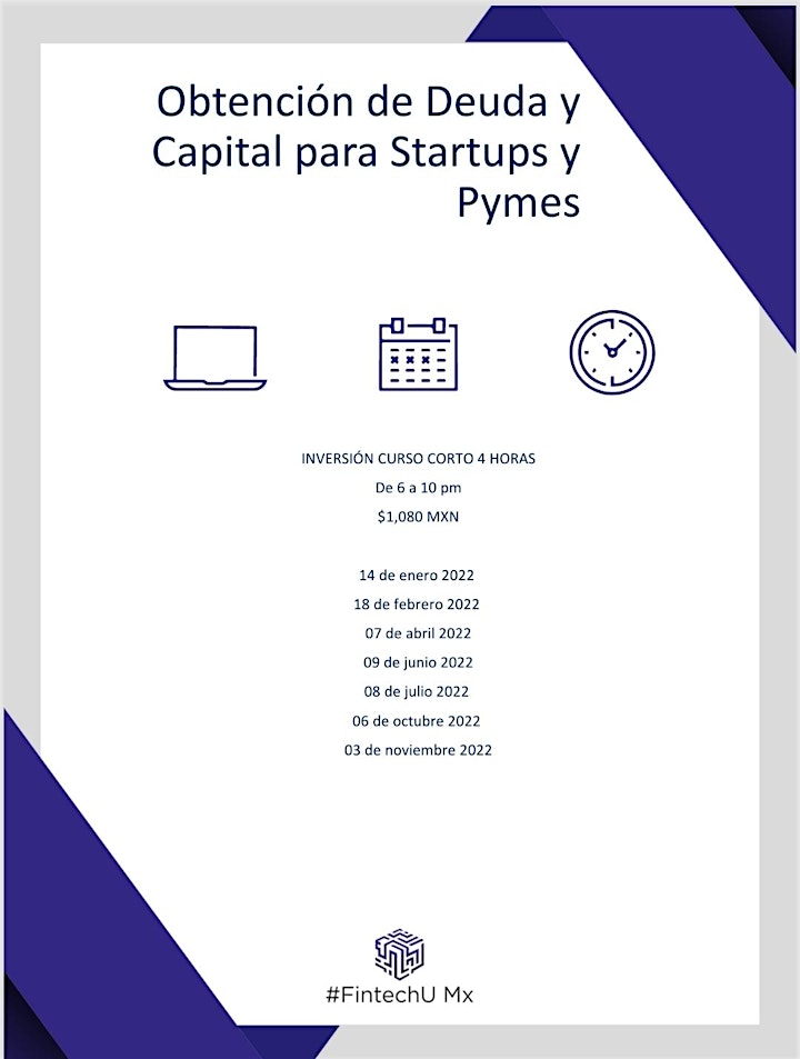 
		Imagen de Curso Online Obtención de Deuda y Capital para Startups y Pymes
