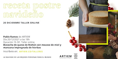 Imagen principal de Receta postre navideño - Talleres solidarios ARTIEM