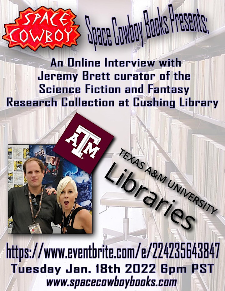 
		An Online Interview with Jeremy Brett  Curator of the Cushing SF Collection image
