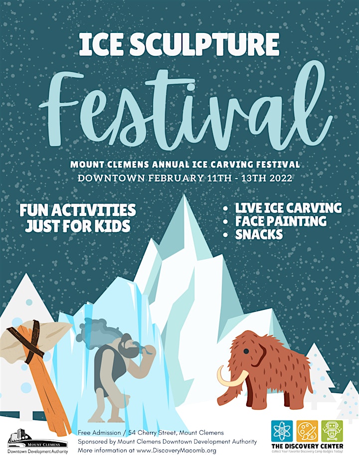 Downtown Ice Sculpture Festival & Ice Age-Themed Activities image