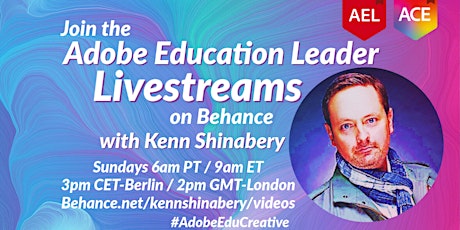 Adobe Education Leader Kenn Shinabery Livestream tickets