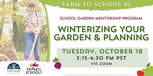 School Garden Mentorship: Winterizing Your Garden and Planning