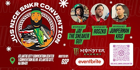 Jus Nice Sneaker Convention tickets