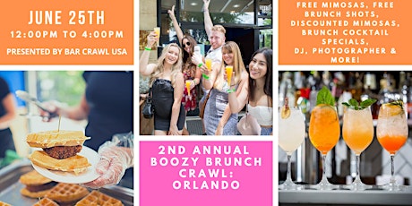 2nd Annual Boozy Brunch Crawl: Orlando tickets