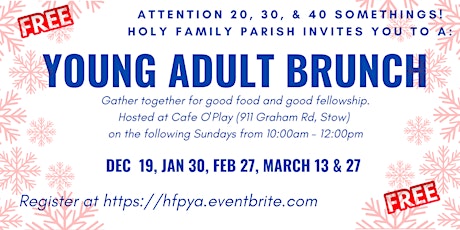 Holy Family Parish Young Adult Brunch tickets