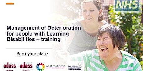Management of Deterioration for people with Learning Disabilities primary image