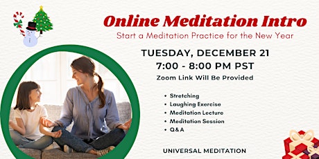 Meditation Intro: Start Your Resolutions Early primary image