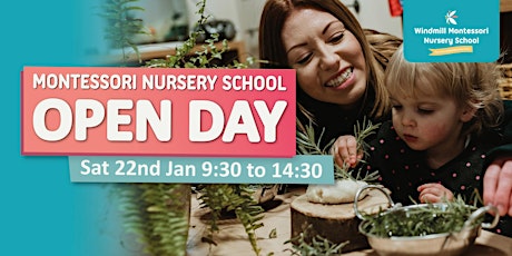Windmill Montessori  Nursery School Open Day - 22nd January tickets