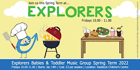 Explorers Music Group for babies & toddlers: Spring Term 2022 tickets