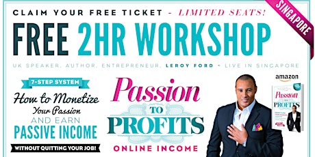 [FREE WORKSHOP] - Earn Your First $1K Online Monetizing Your Passion/Hobby! primary image