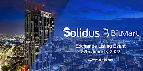VSolidus - Bitmart Exchange Listing Event (Manchester, UK) tickets