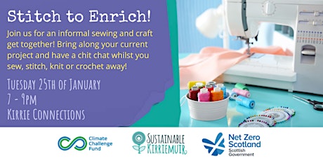 Stitch to Enrich - Informal Crafty Group tickets