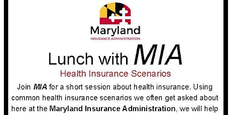Lunch with MIA Health Insurance Scenarios tickets