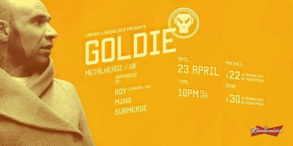 Canvas & Budweiser presents Goldie (Metalheadz, UK)