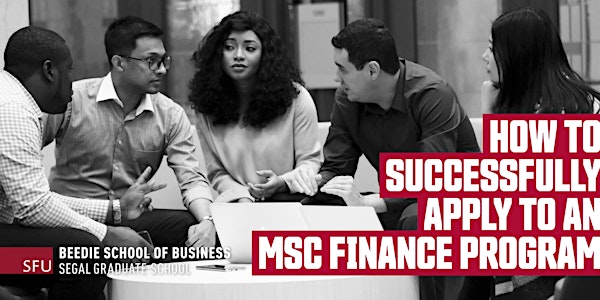 How to Successfully Apply to an MSc Finance Program
