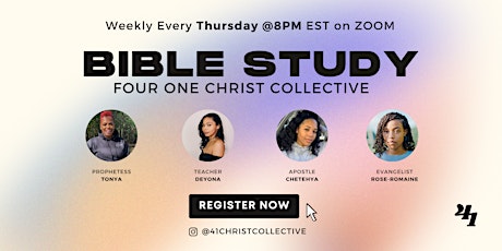 Four One Christ Collective - Bible Study tickets