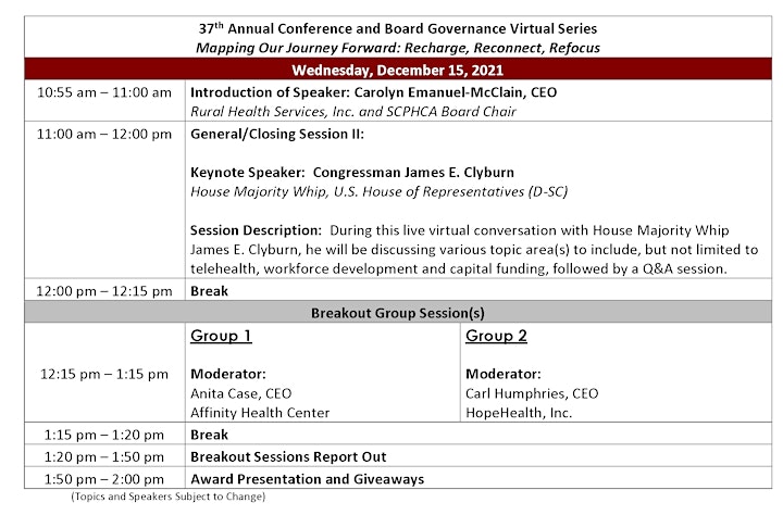 
		37th  Annual Conference and Board Governance Virtual Series - Session II image
