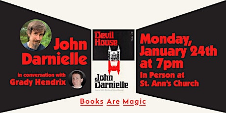 In-Person: John Darnielle: Devil House w/ Grady Hendrix tickets