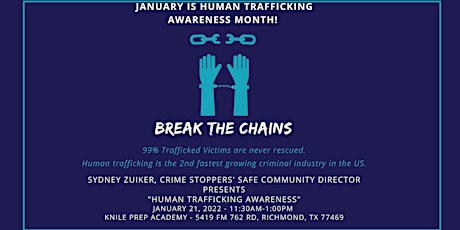 Human Trafficking Awareness tickets