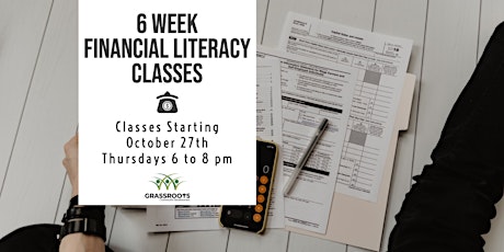2022 Financial Literacy Classes - Starting October 27th